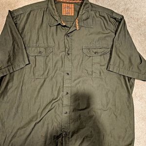 Men's 3X short sleeved button down